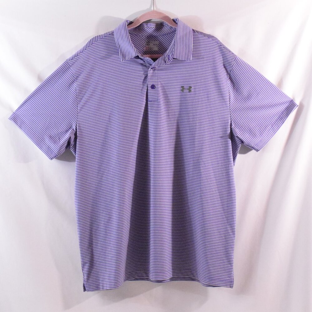 UNDER ARMOUR THE PERFORMANCE POLO SHIRT MEN'S SIZE XXL LOOSE FIT  HARDLY WORN!